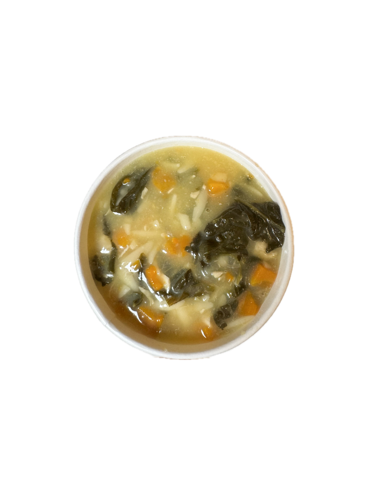 a bowl of soup with vegetables