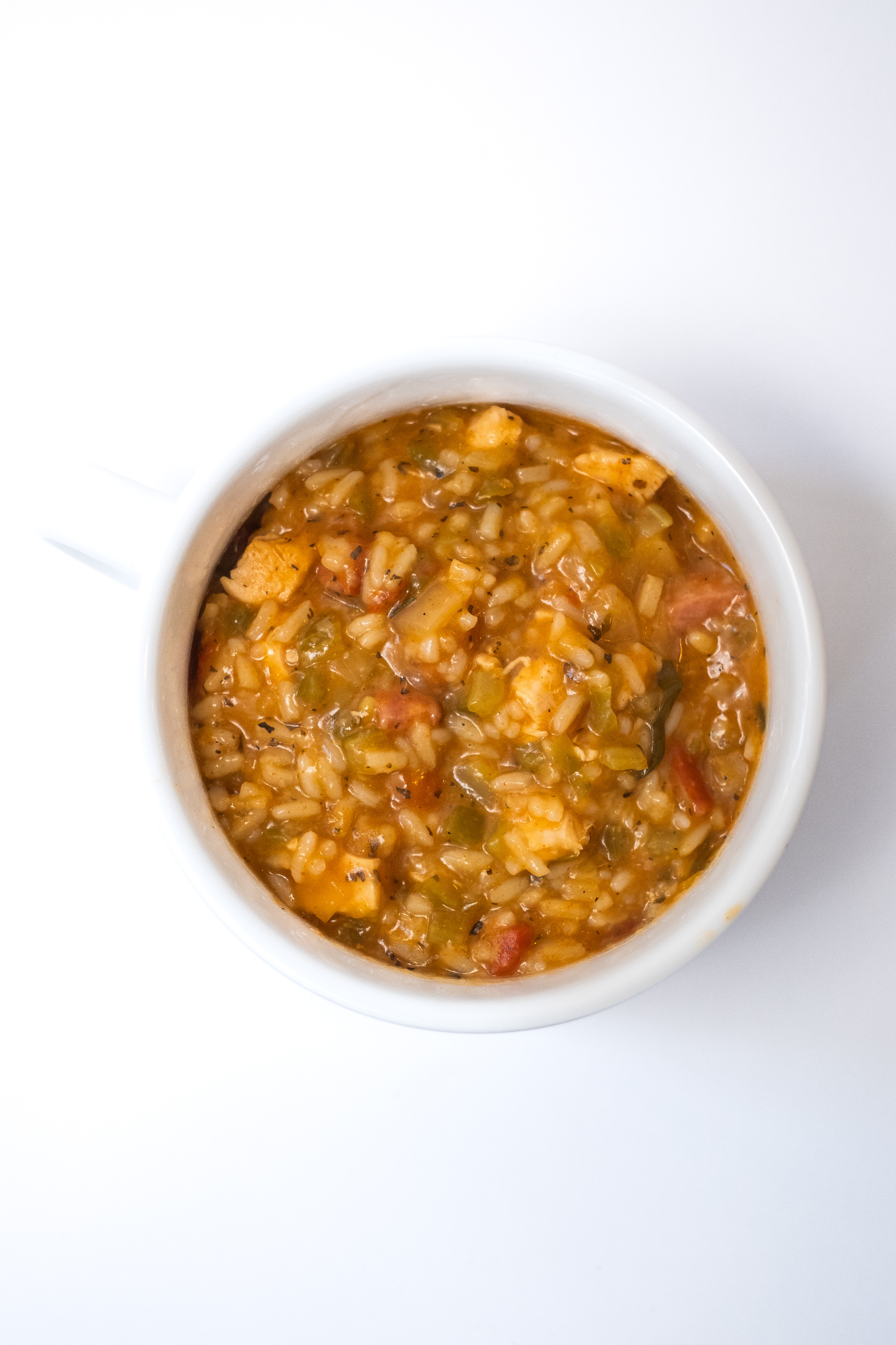 a bowl of food