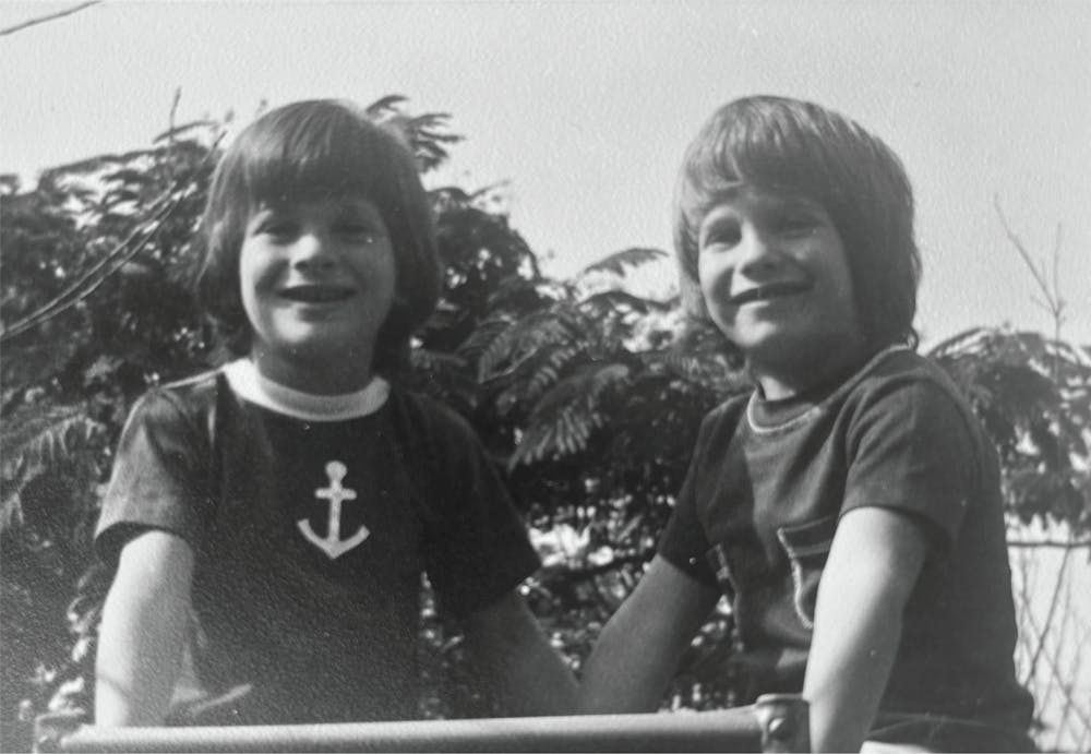 Andrew and Jonathan Schnipper as children