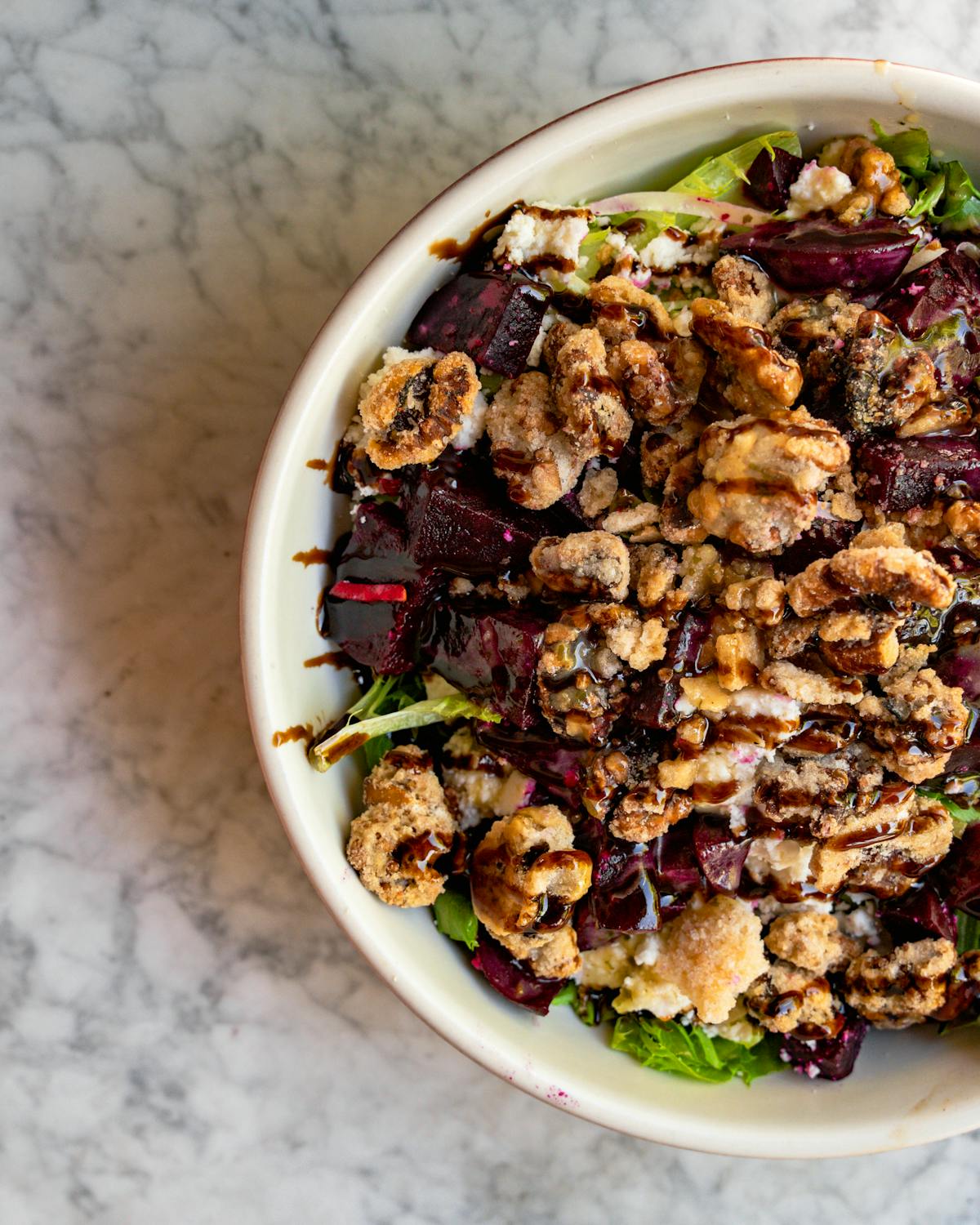 a bowl of food on a plate