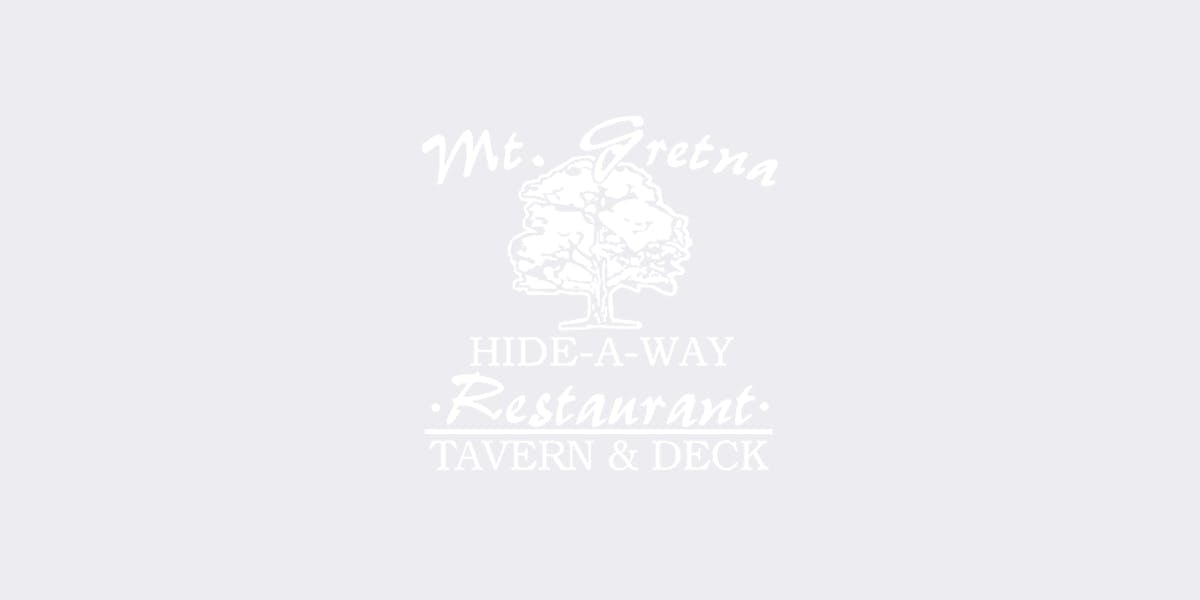 Mount Gretna Hideaway restaurant in Montana - healthy menu with nutrition facts and calories