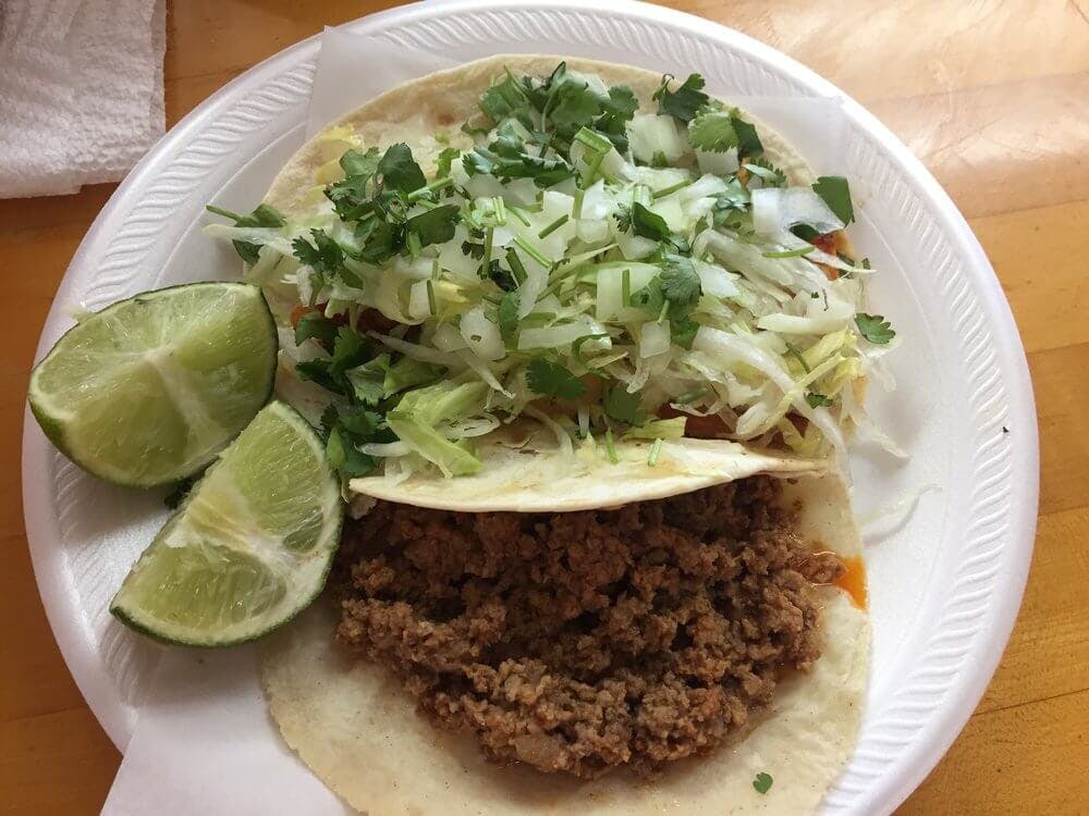 a plate of food on a table