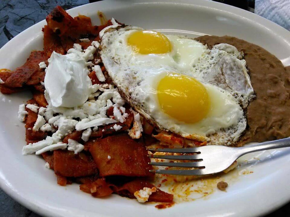 a plate of food