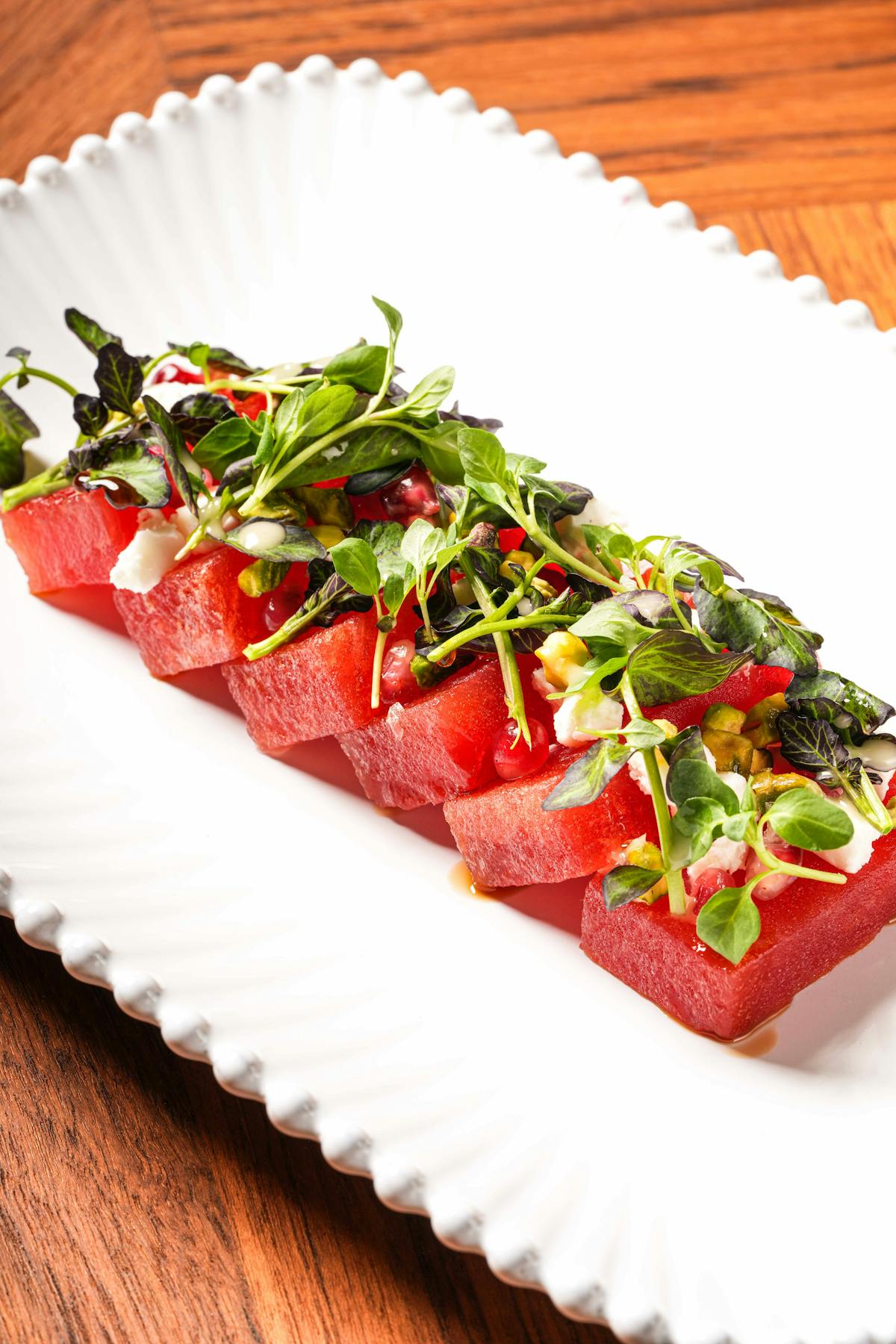 a plate of food on a table