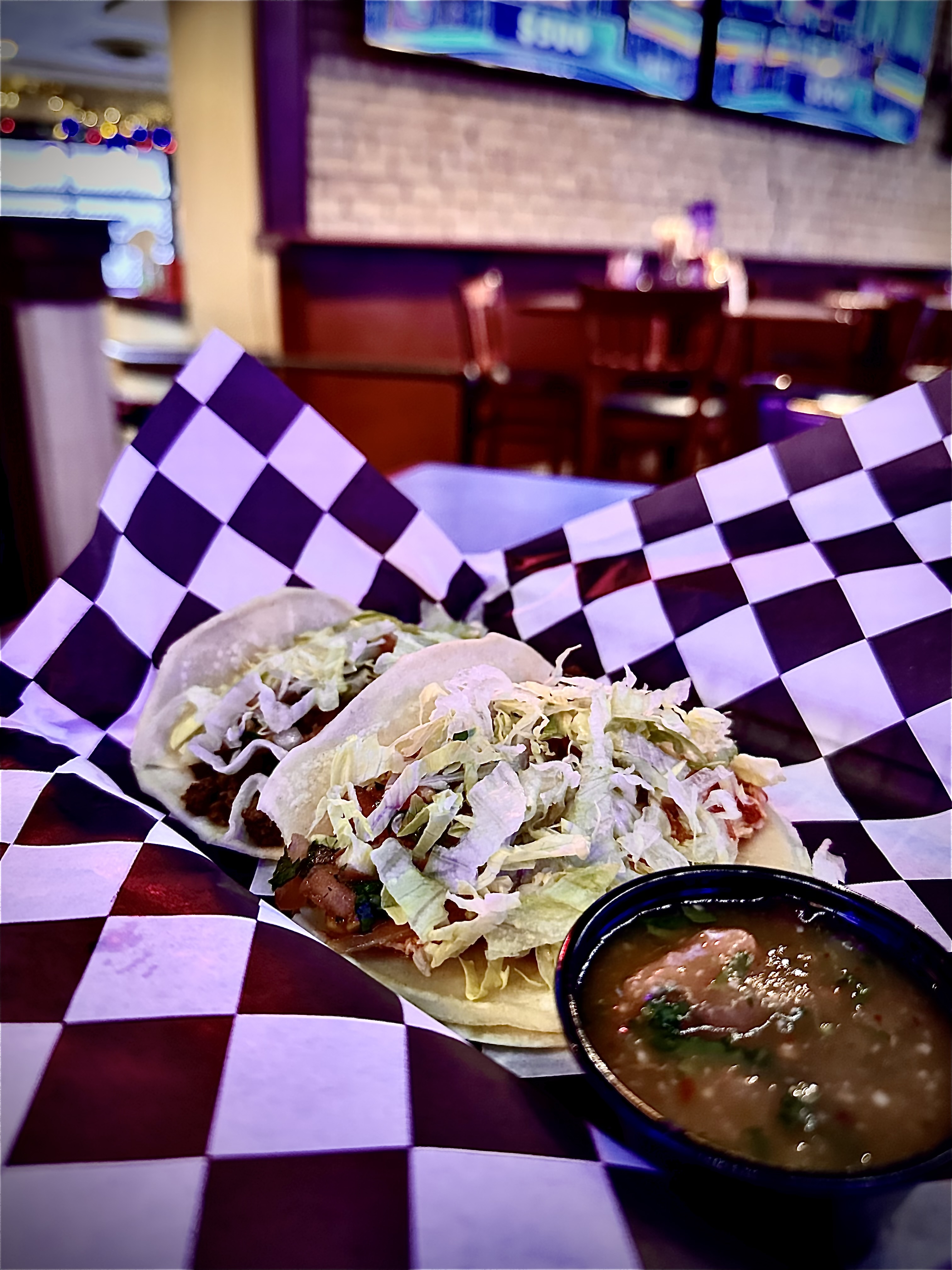 a plate of food on a table