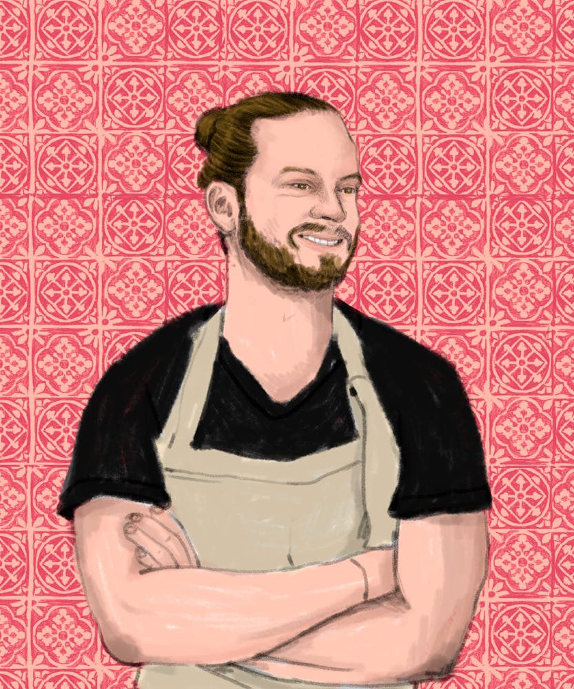 a person sitting in a chair