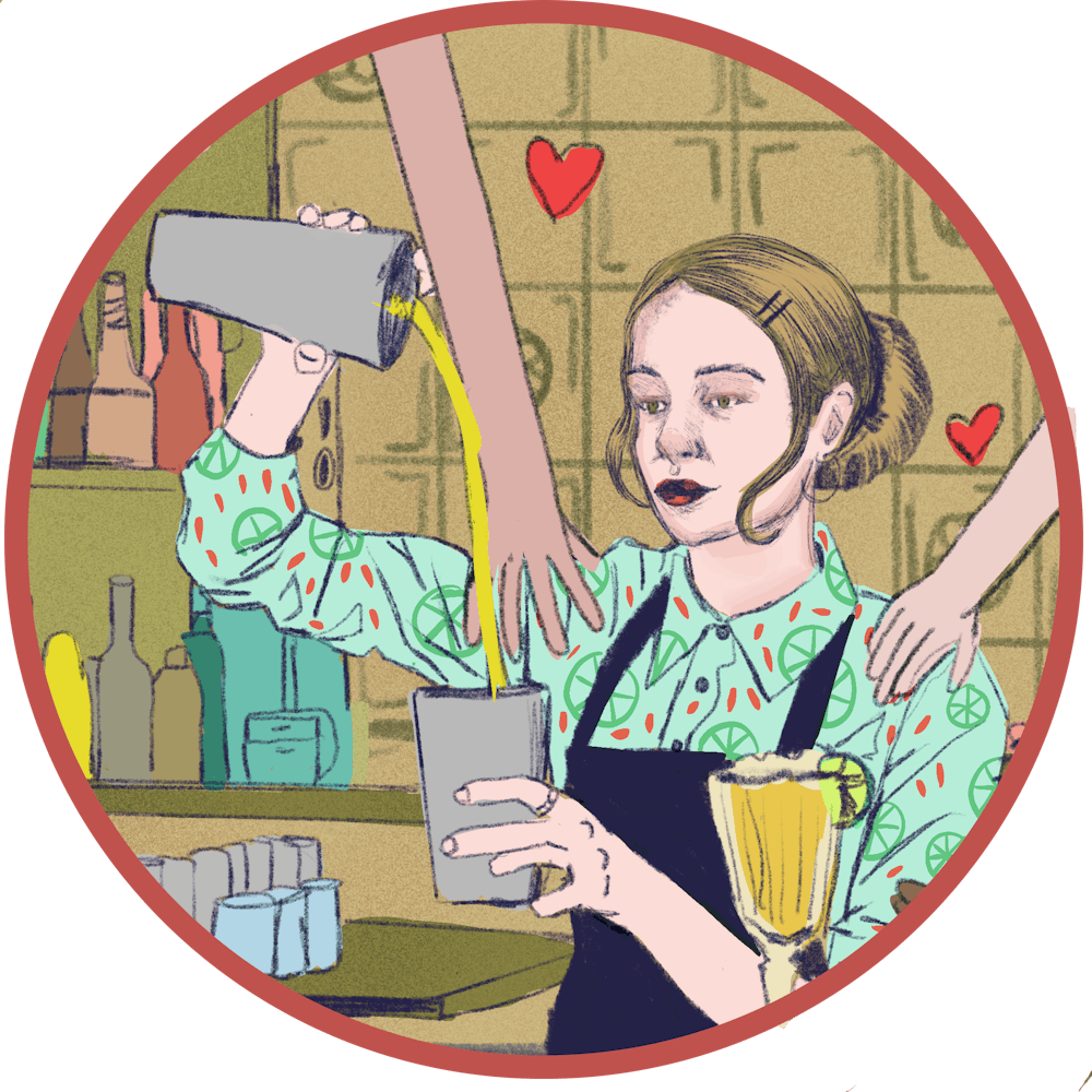 a close up of a sign