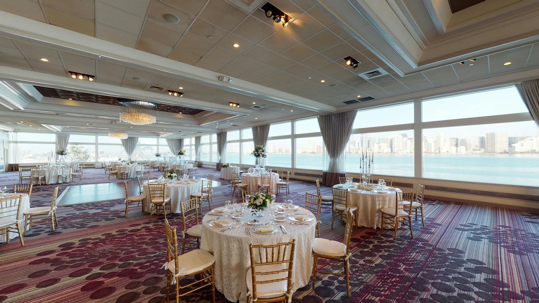 a large room
