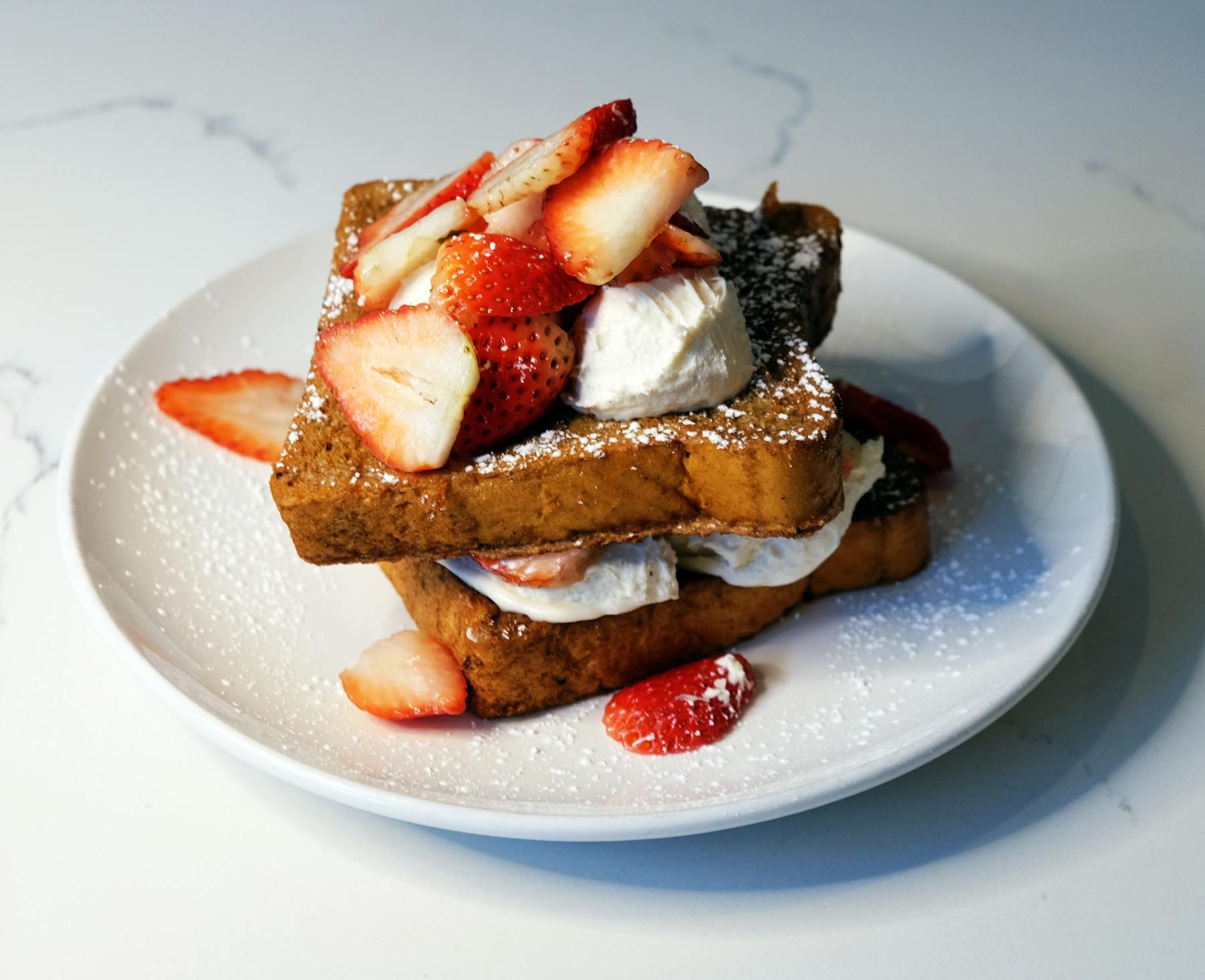 a piece of cake on a plate