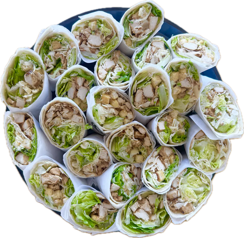 a close up of a plate of food