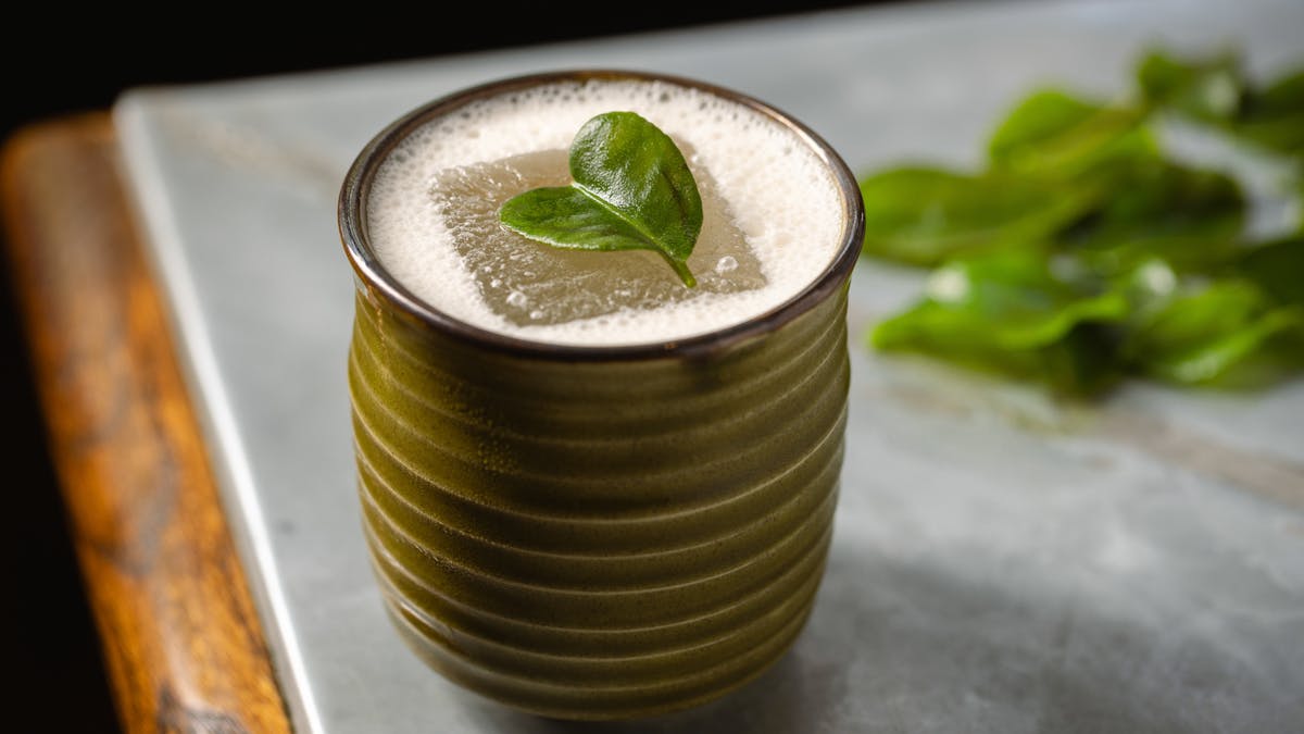 a cup of coffee on a table