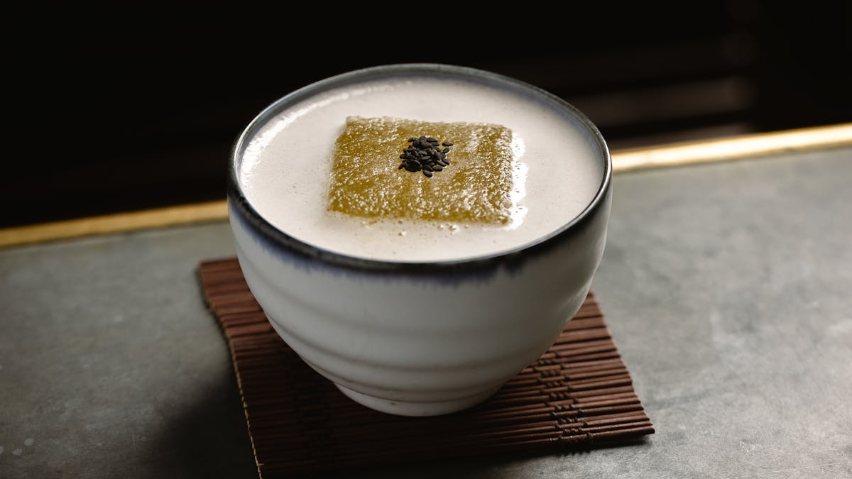 a cup of coffee on a table