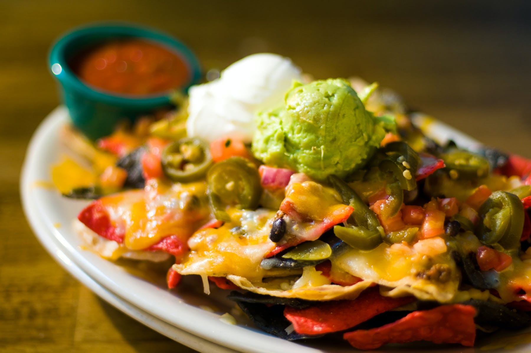 a plate of food