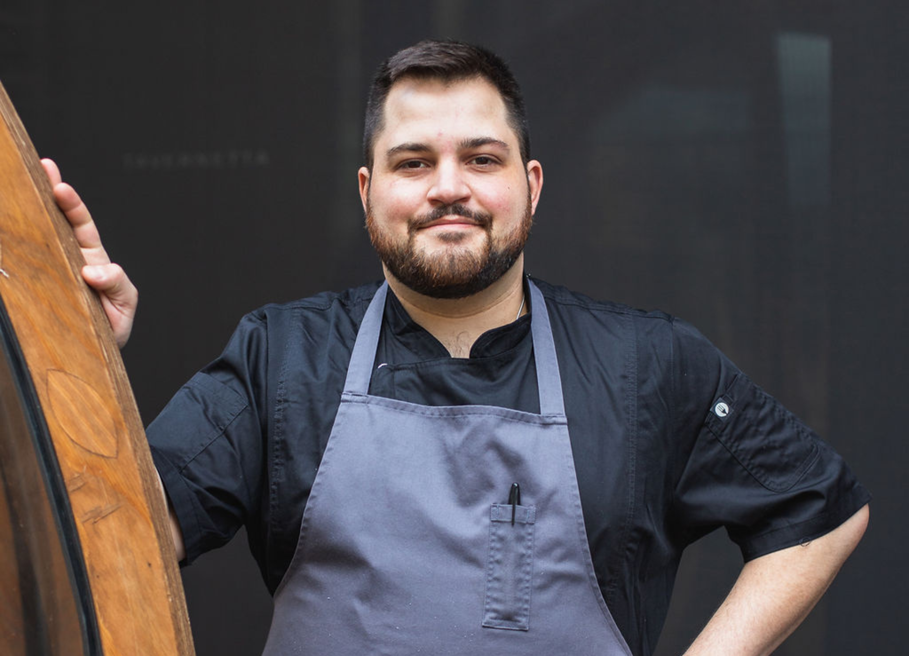 a man posing for the camera