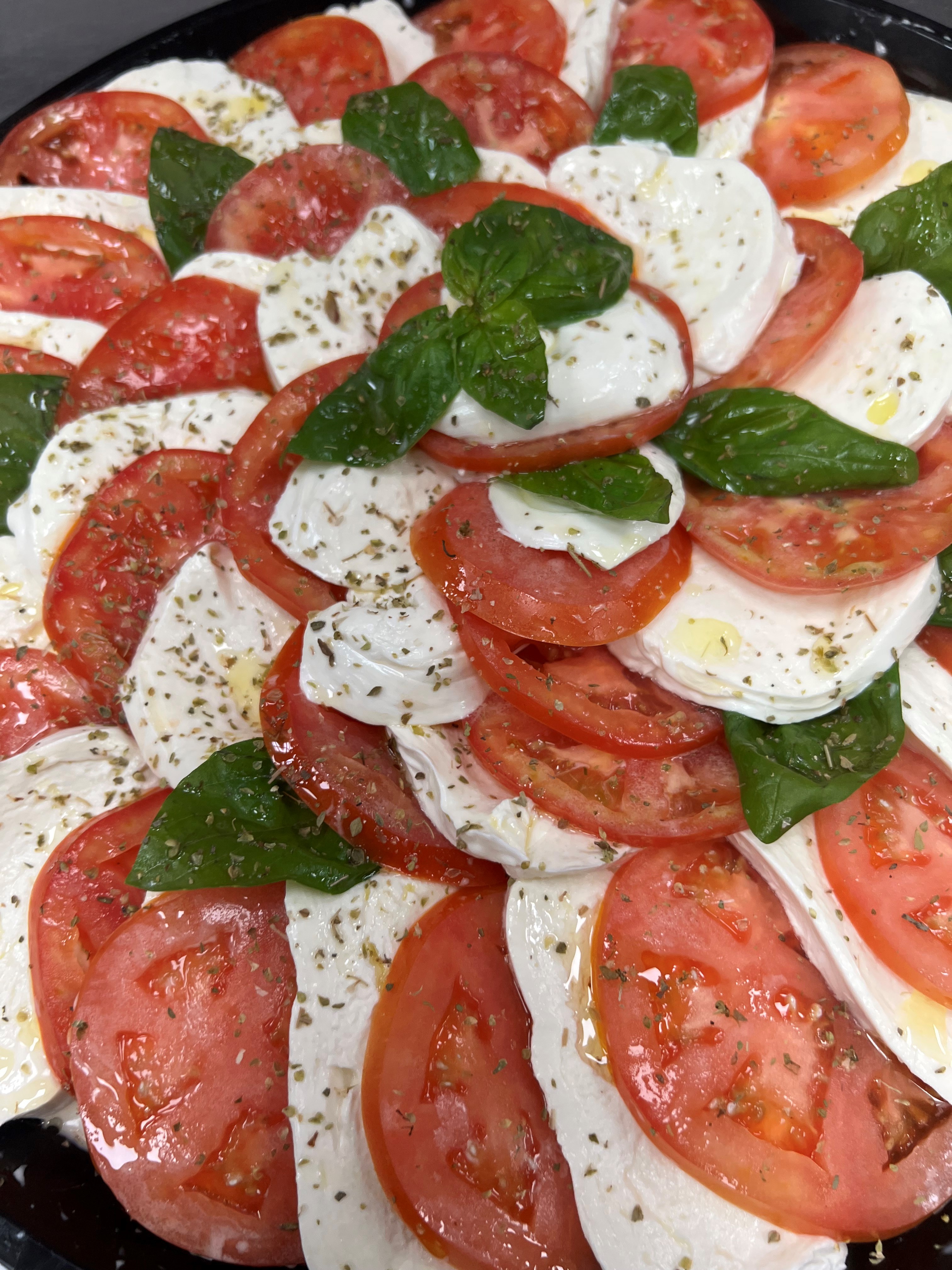 a close up of a slice of pizza