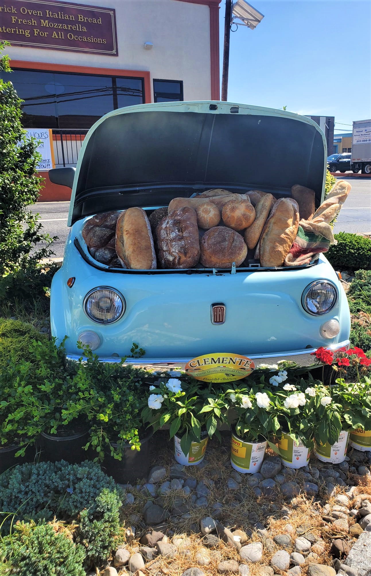 a cake shaped like a car