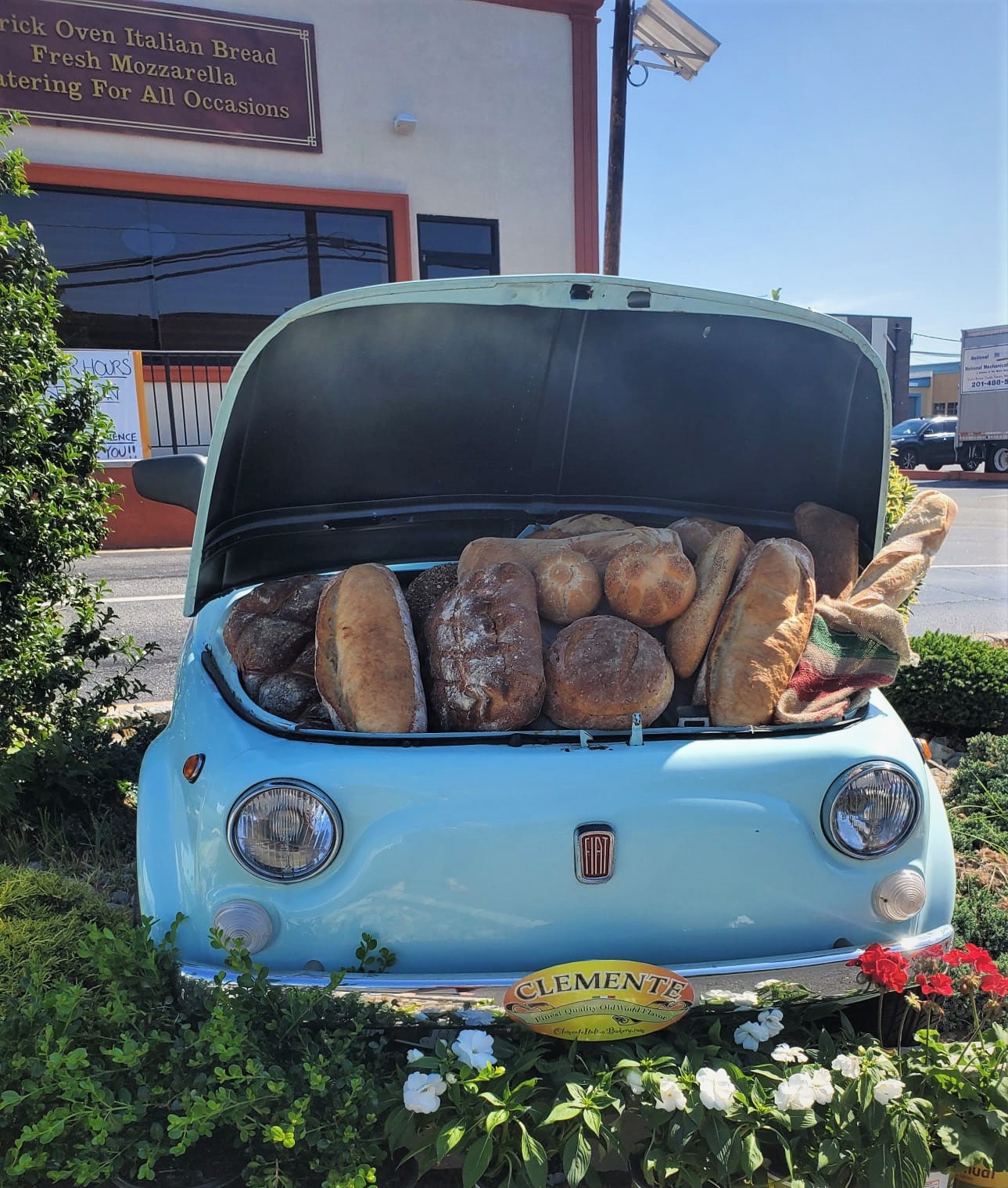 a truck that is sitting on a table