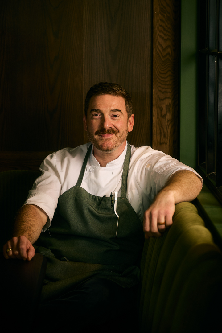 a man wearing an apron