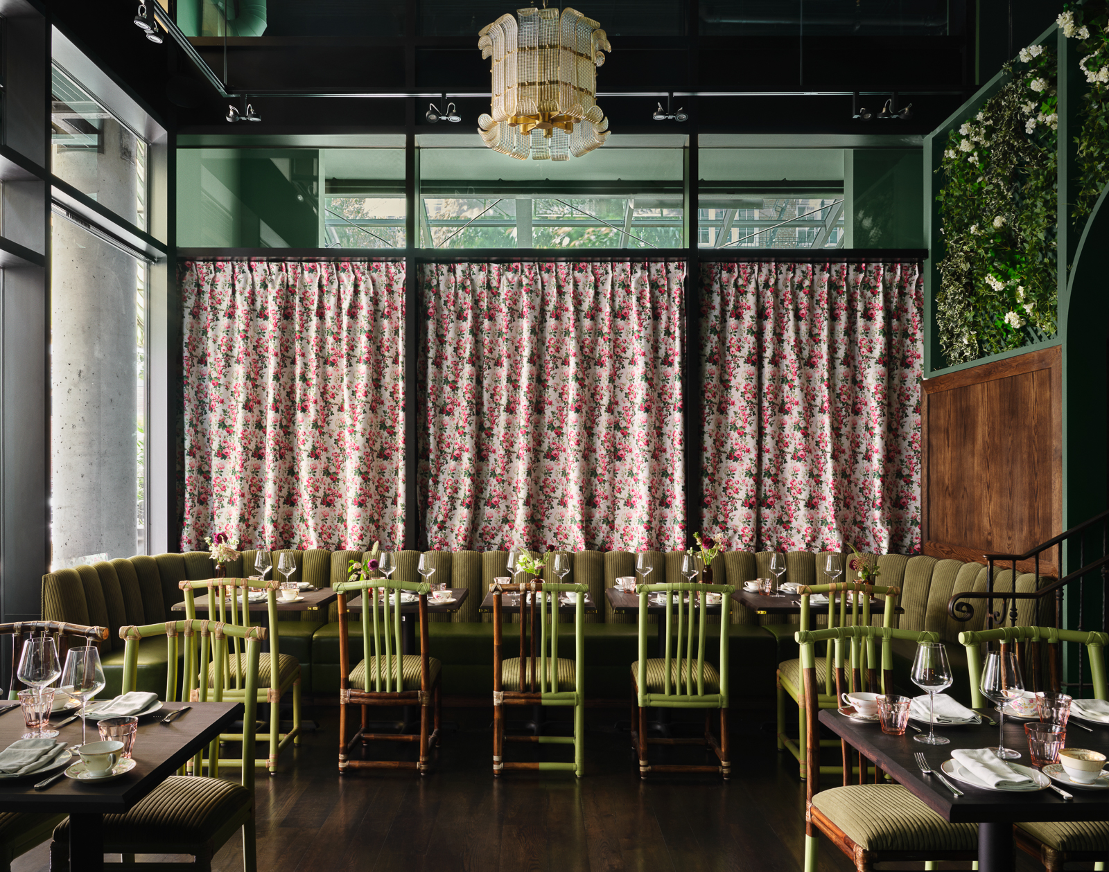 A photo of one of JouJou's private events spaces; The Rose Room