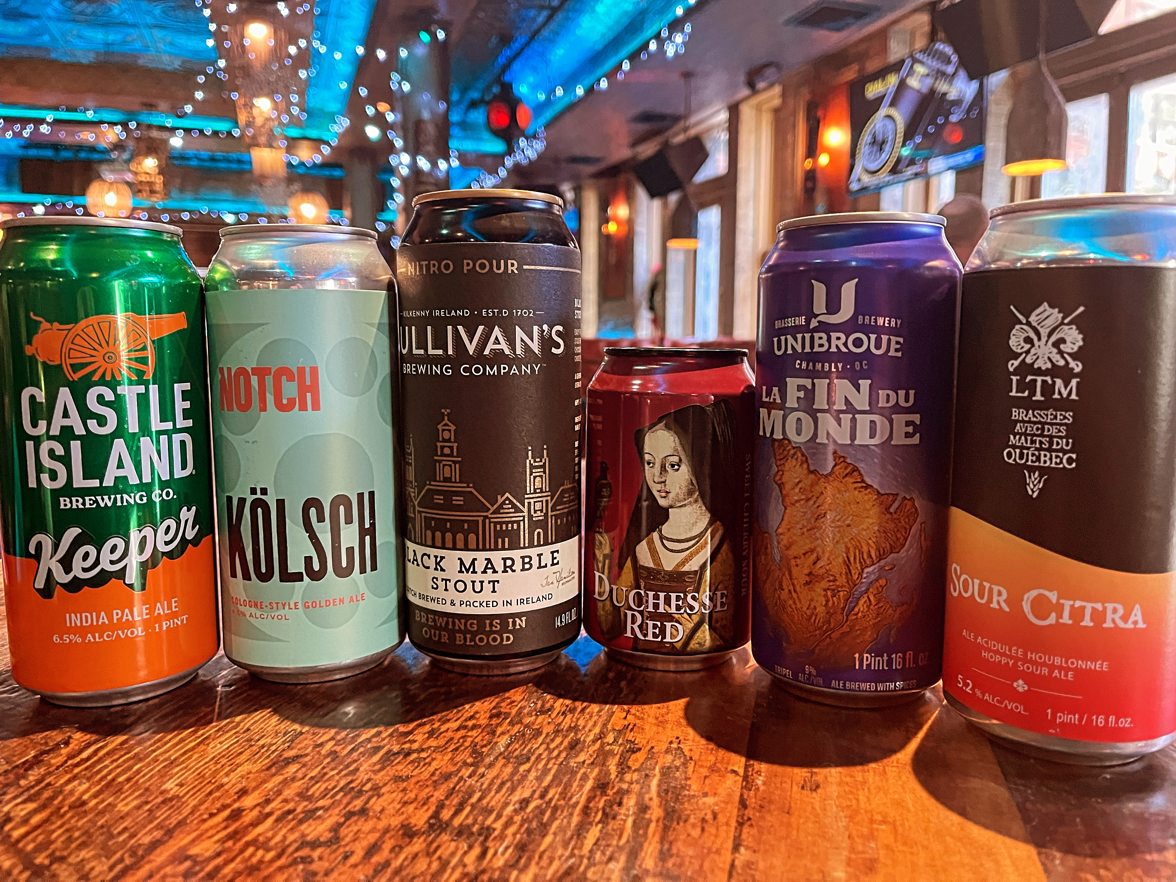 a bottle of water on a table