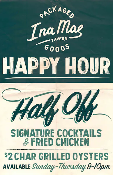 Late Night Happy Hour Ina Mae