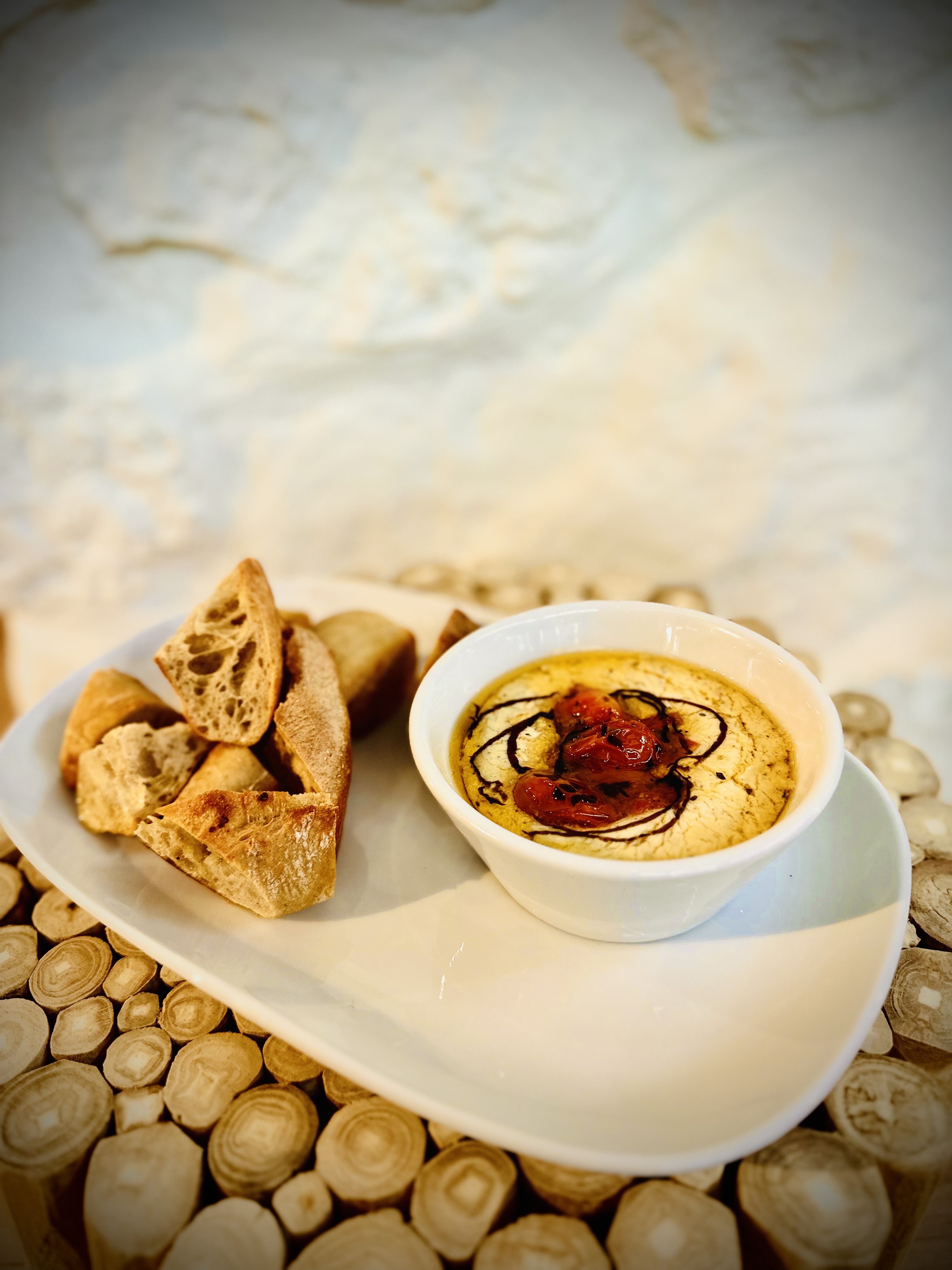 a bowl of food on a plate