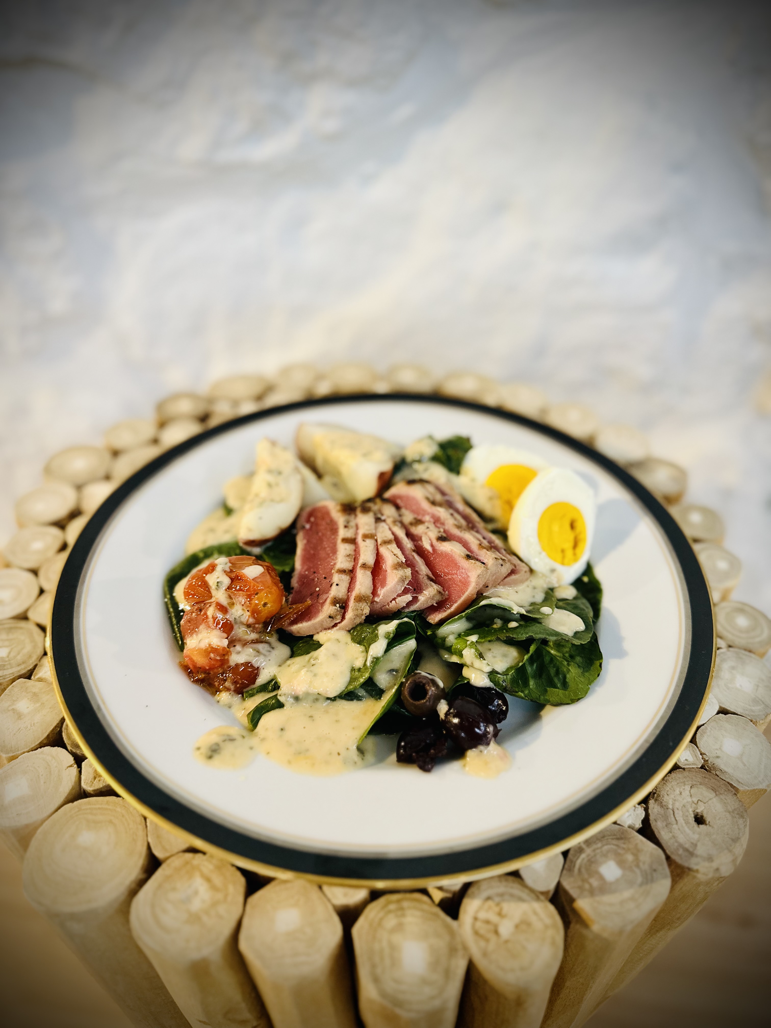 a plate of food with broccoli