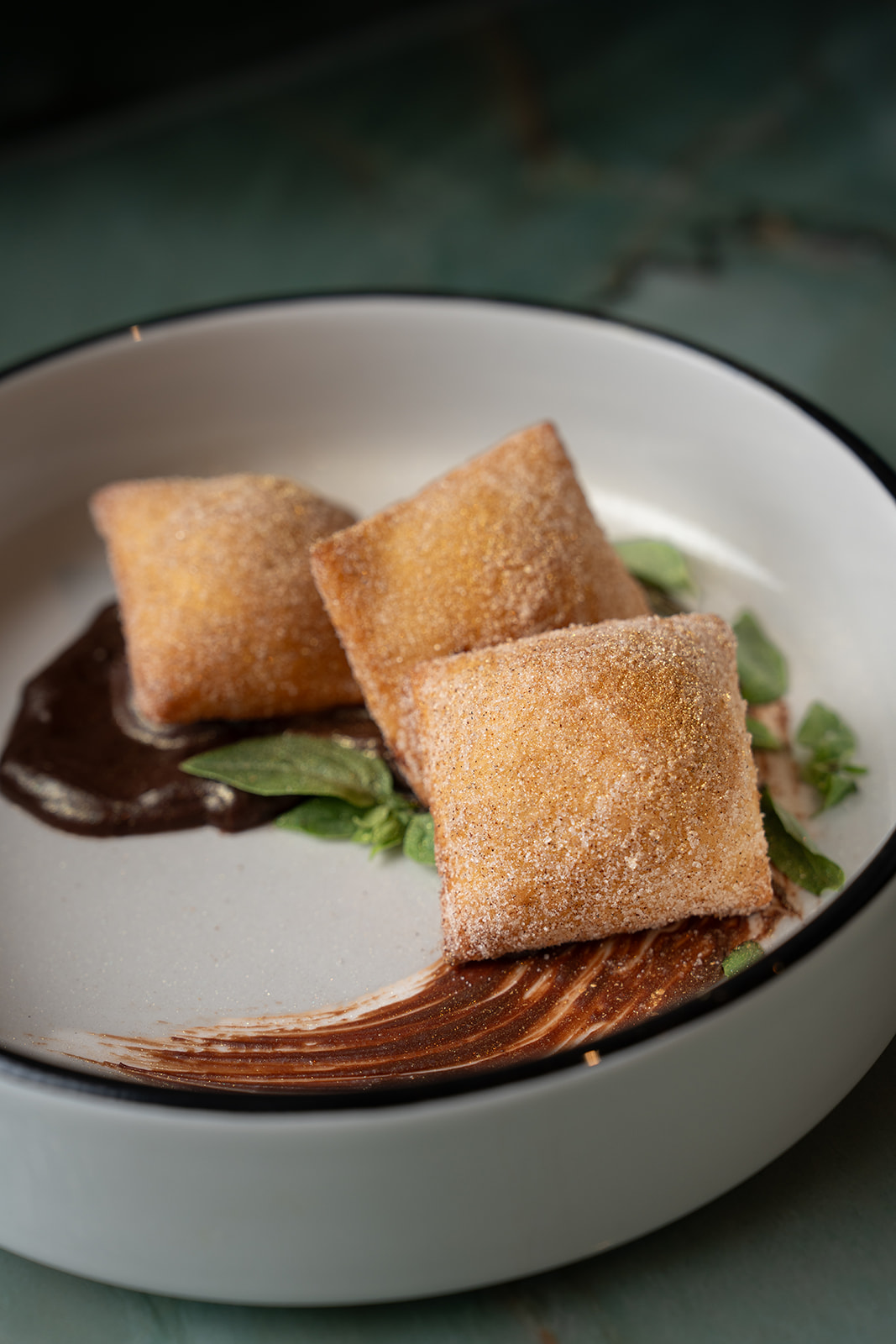 a sandwich cut in half on a plate