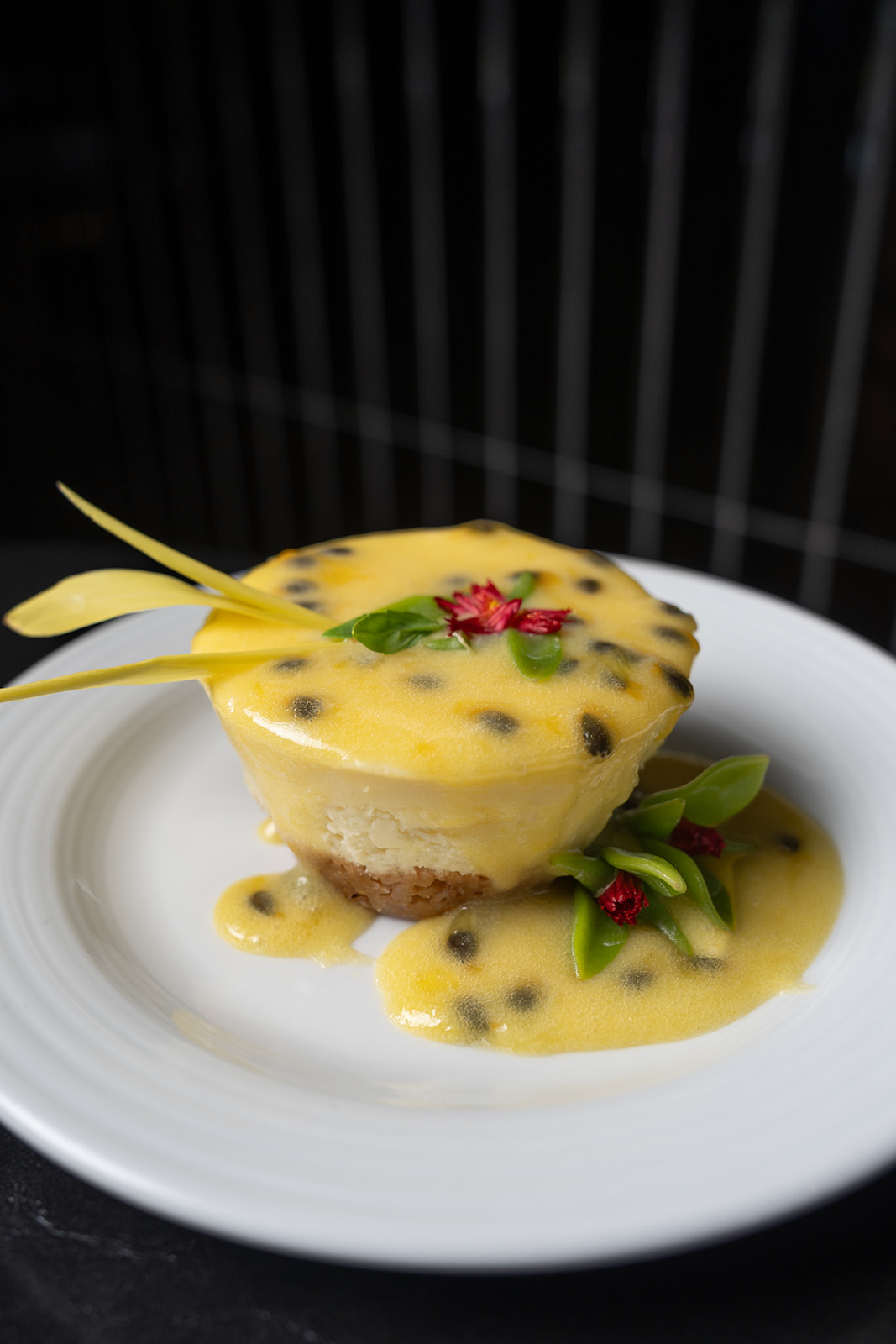 a piece of cake on a plate