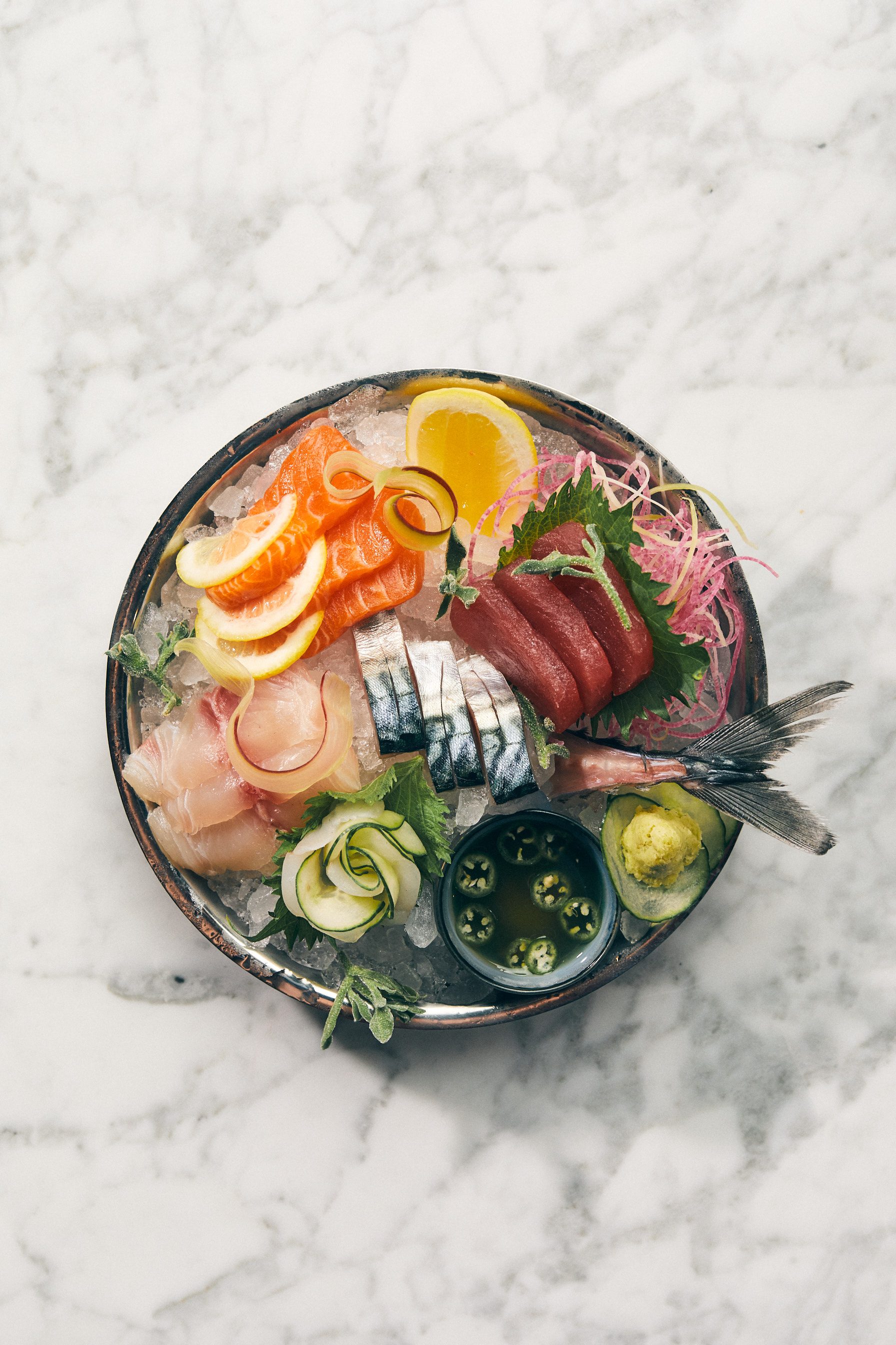 a close up of a plate of food