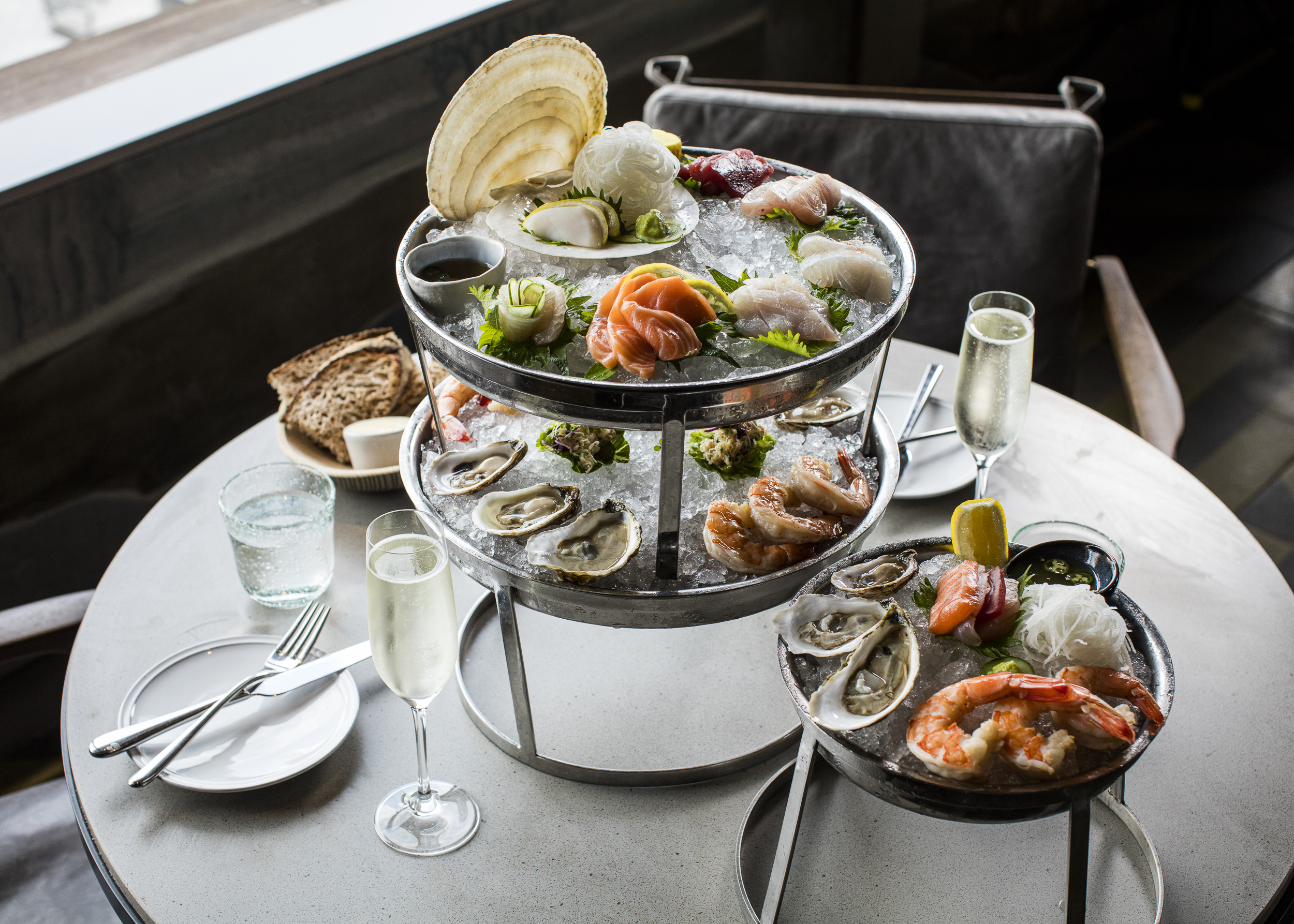 a plate of food on a table