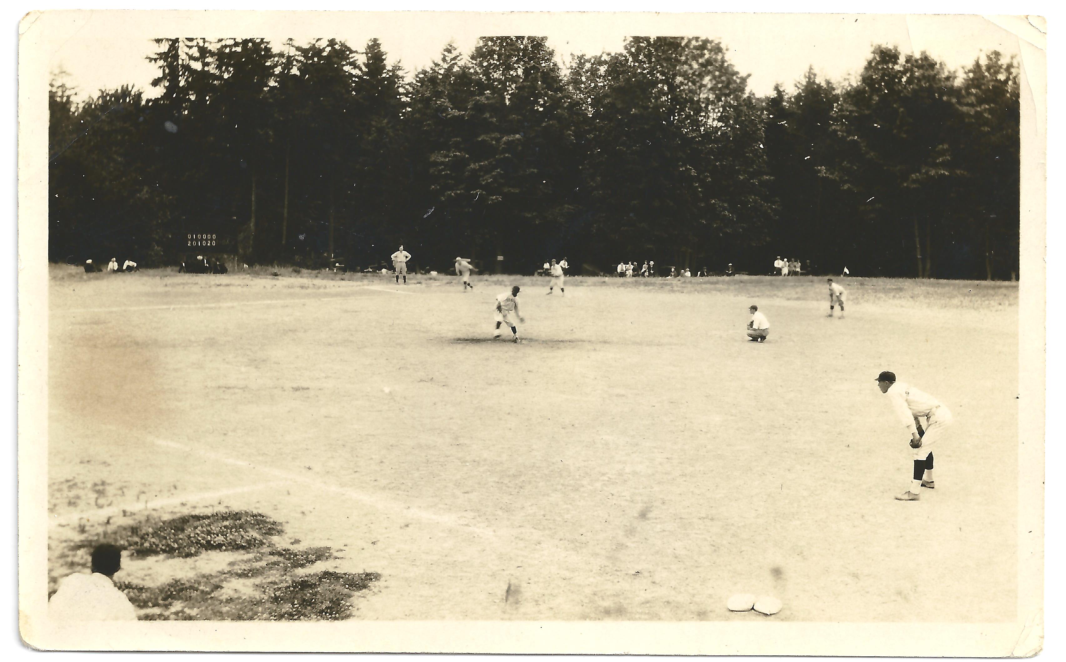 a group of people in a field