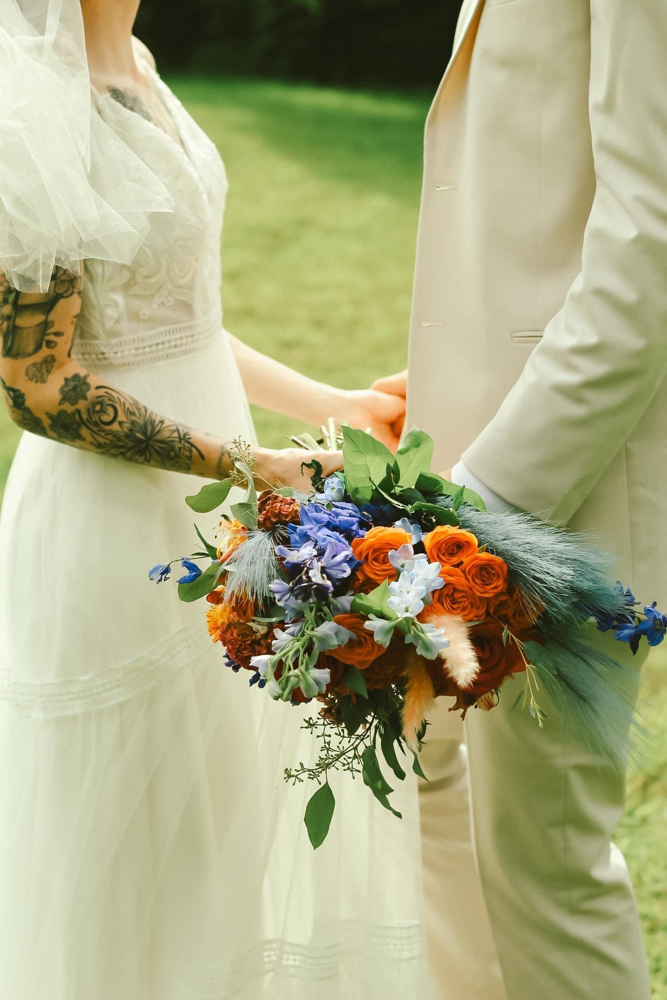 a person in a wedding dress