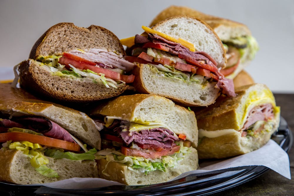 various types of sandwiches