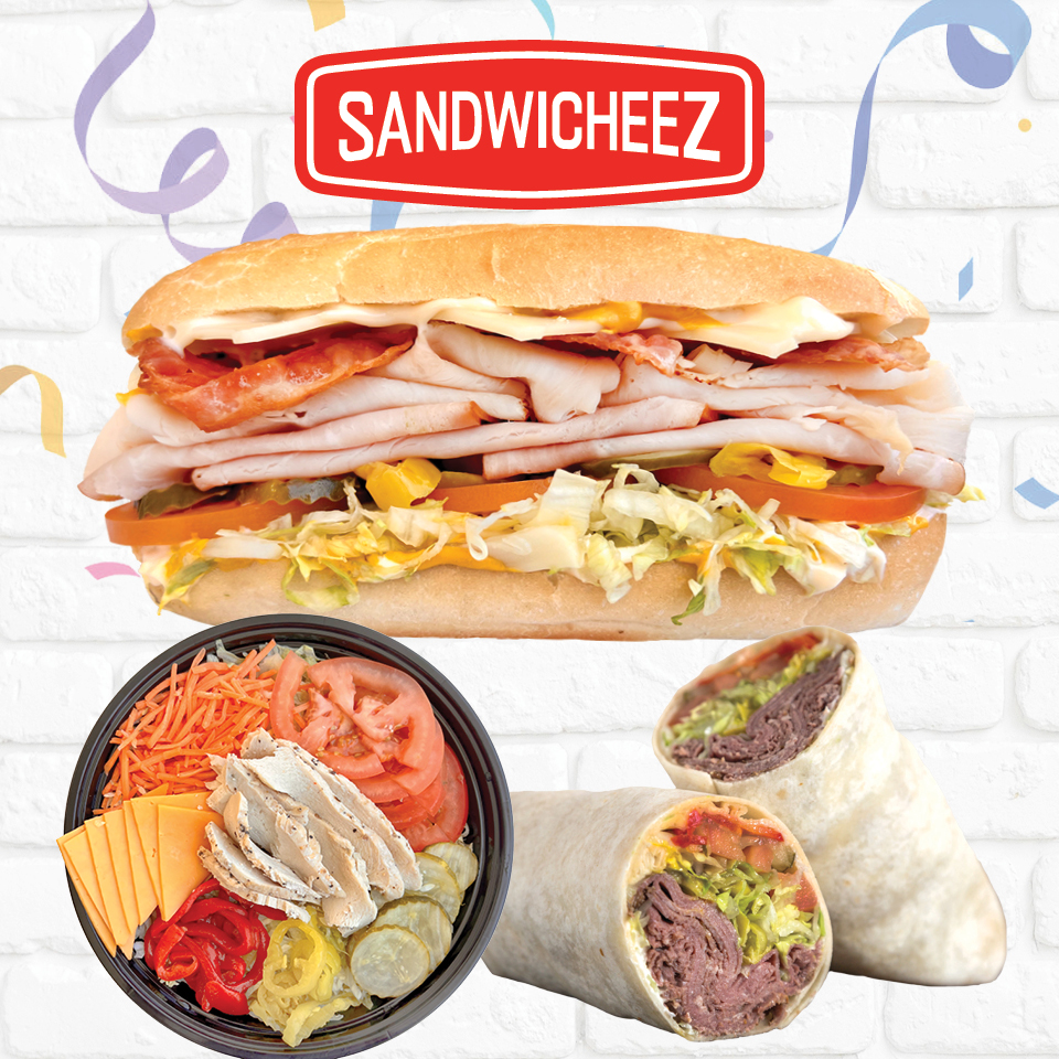 a sandwich sitting on top of a table