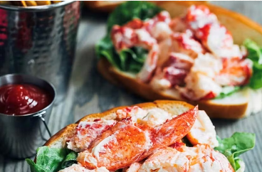 a close up of food on a table