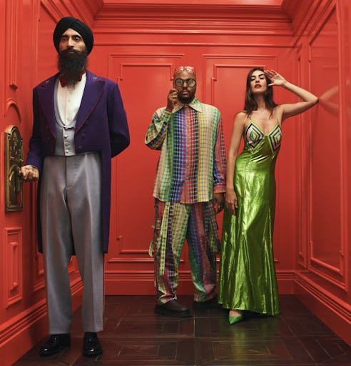Waris Ahluwalia standing posing for the camera