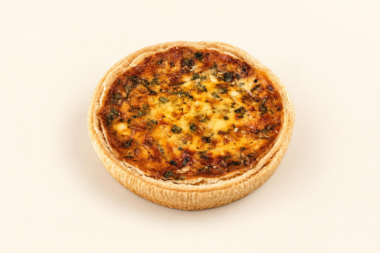 Chicken, Bacon & Cheddar Quiche