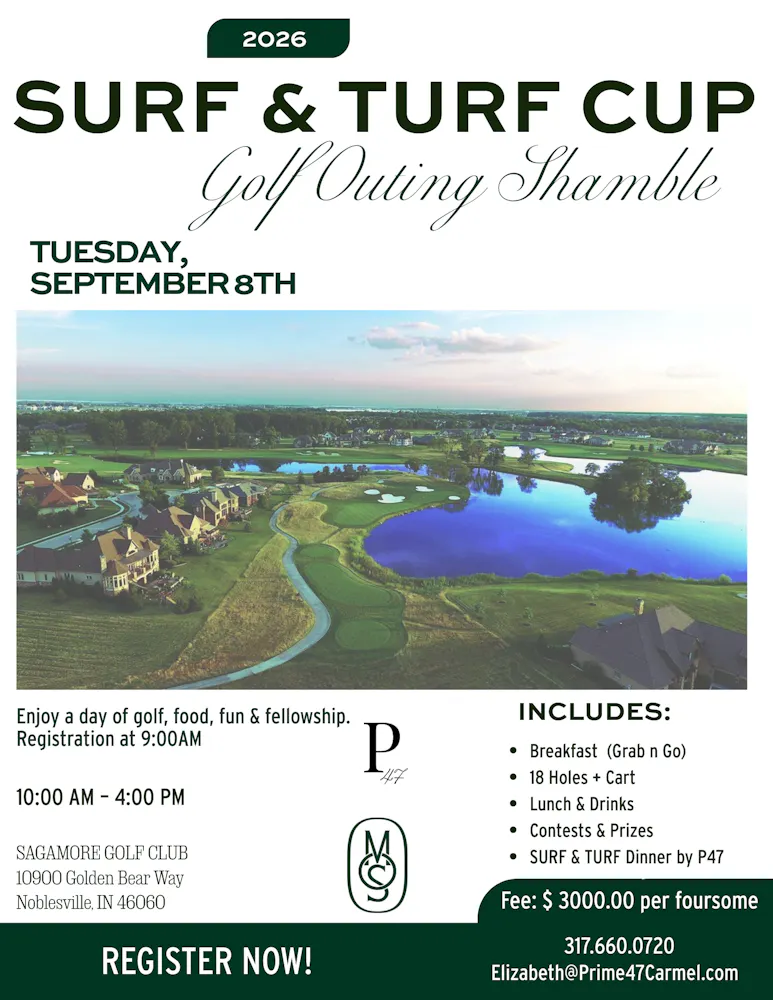 a golf tournament flyer