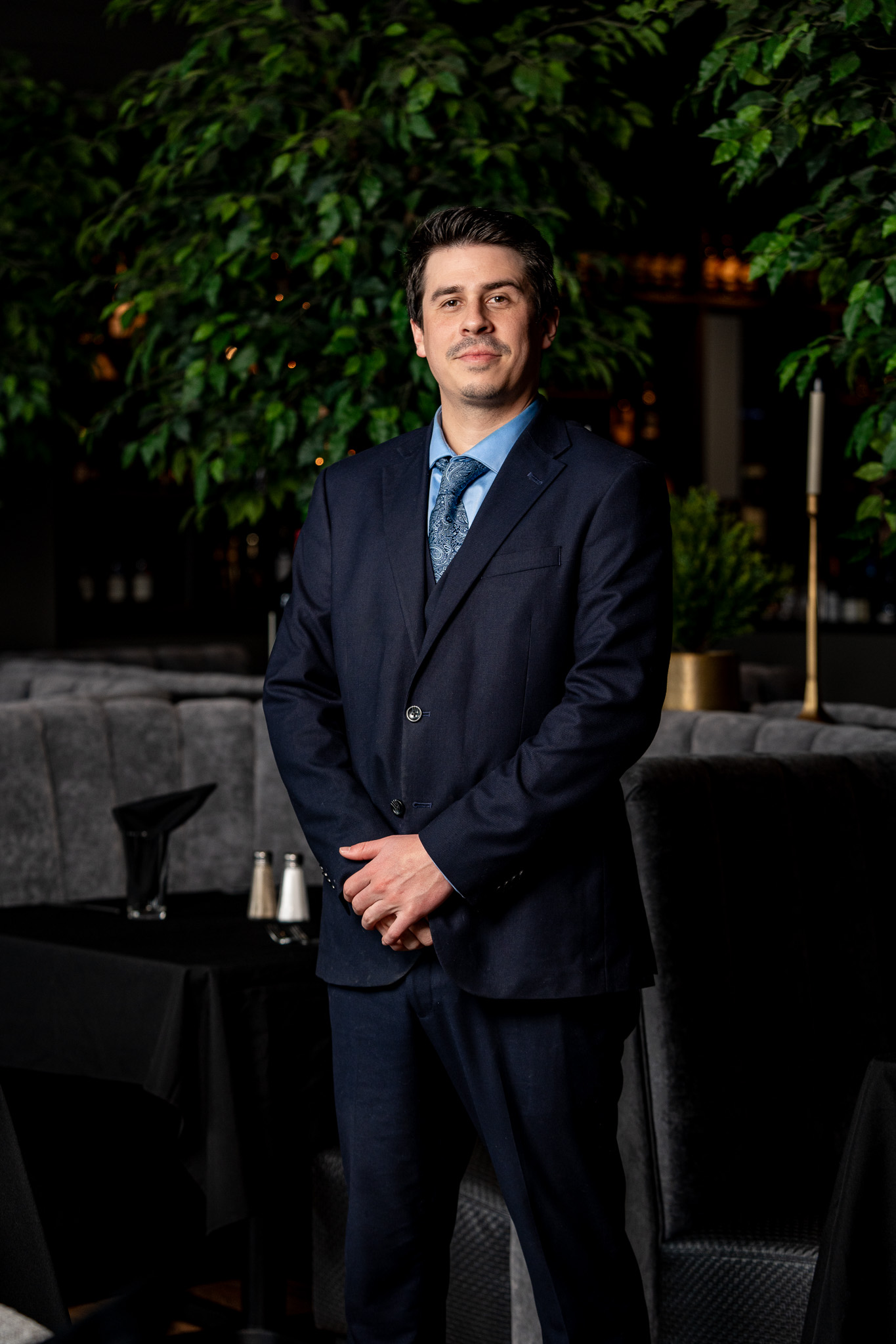 a person posing for a photo