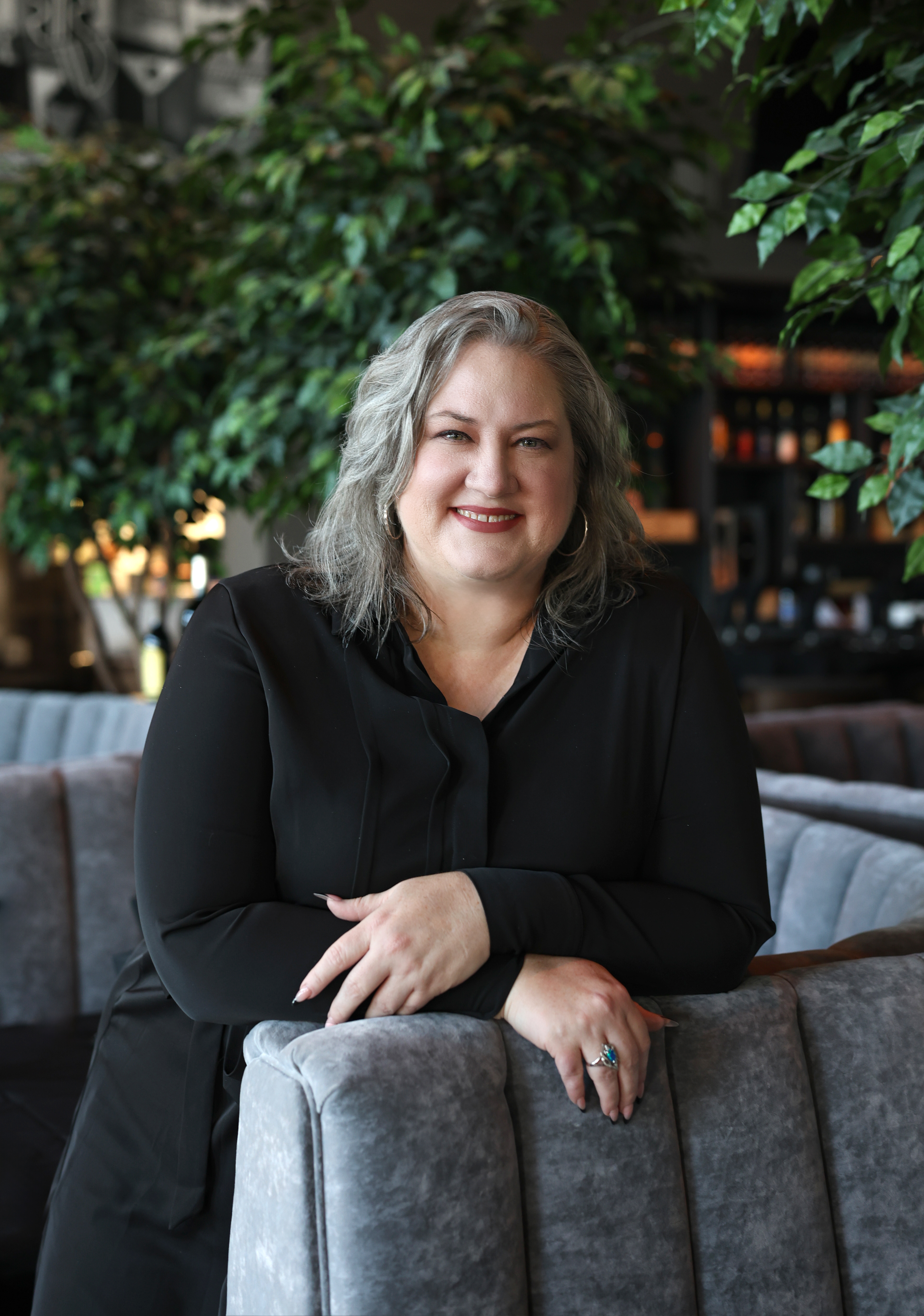 a person posing for a photo