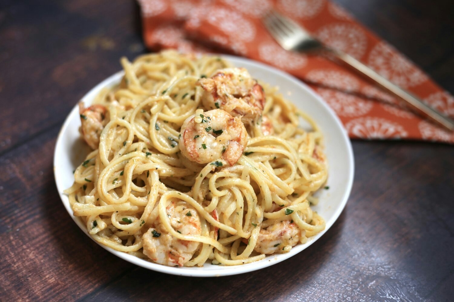 virtual pasta class - linguine shrimp scampi volturno - the art