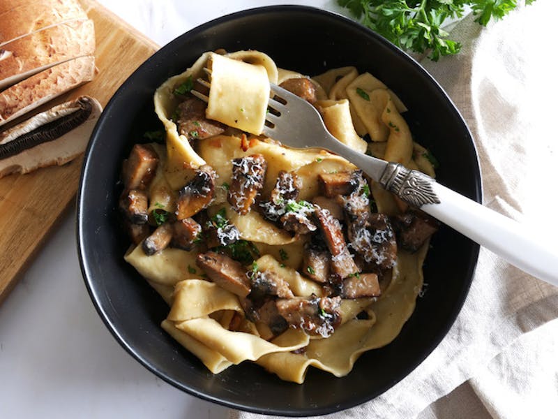 pappardelle with wild mushroom ragu pasta making class | volturno - the ...