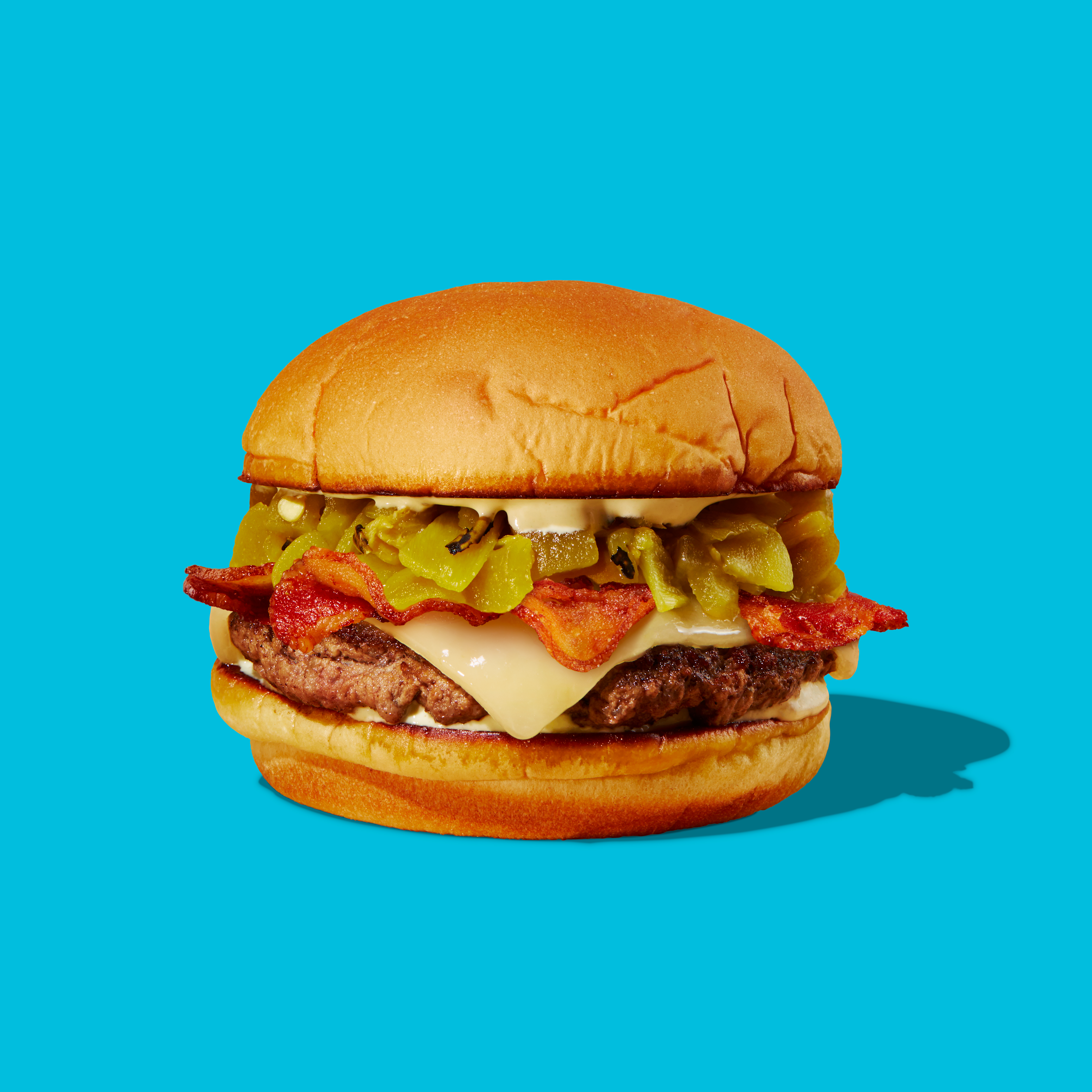 bacon hatch chili burger