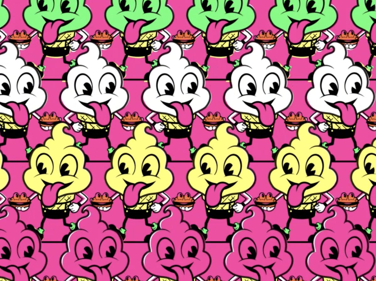 a fabric surface
