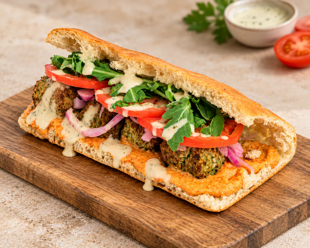Così sandwiches on hearth-baked flatbread