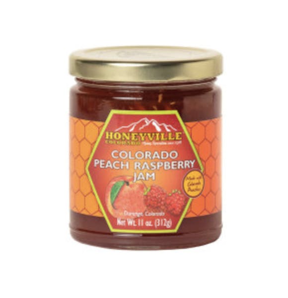 Honeyville Peach Raspberry Jam The Grazing Fox Cheese and