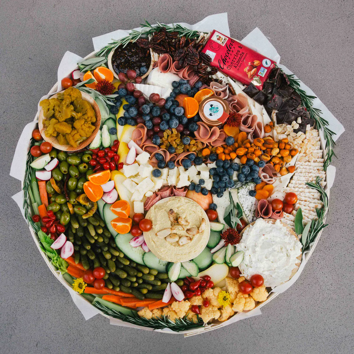 a plate of food