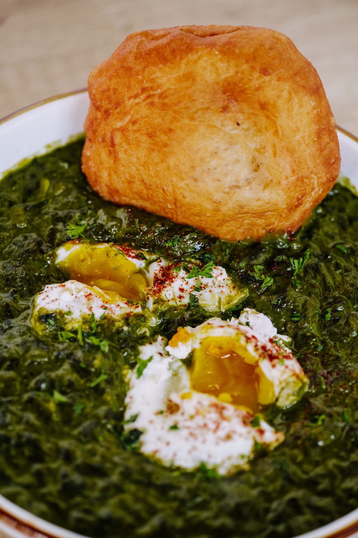 a close up of a plate of food