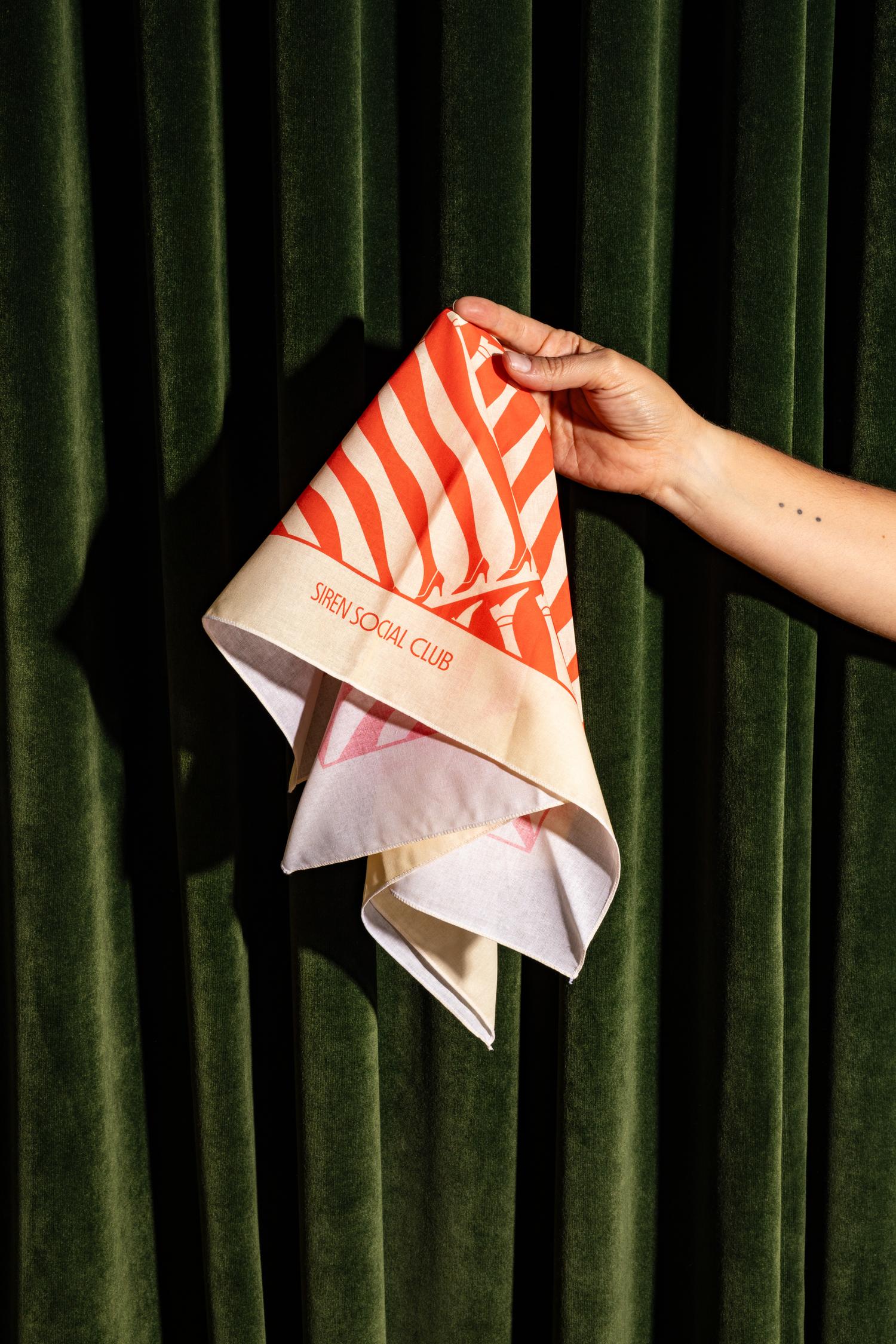 a close up of a curtain